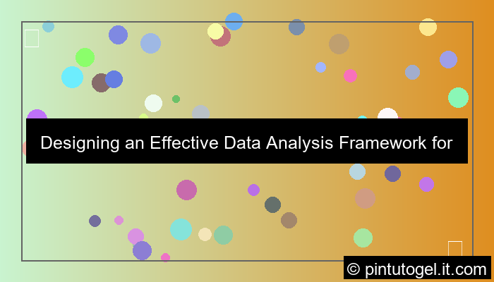 data analysis framework