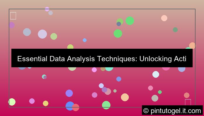 visual data analysis techniques
