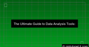 data analysis tools guide
