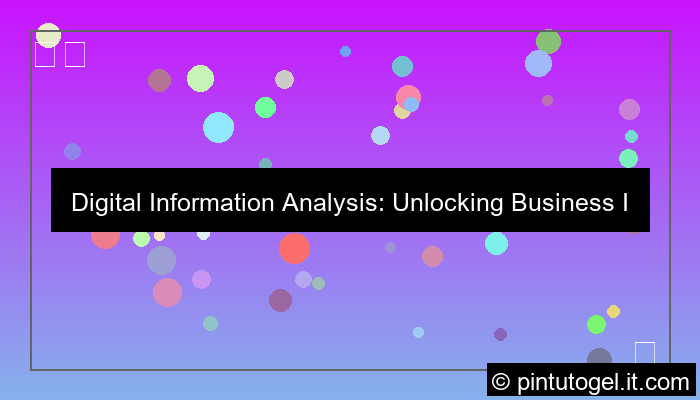 grafik digital information analysis
