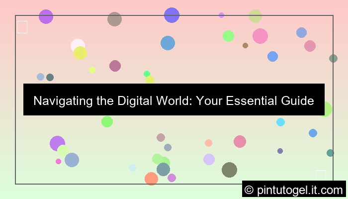 visual digital information guide