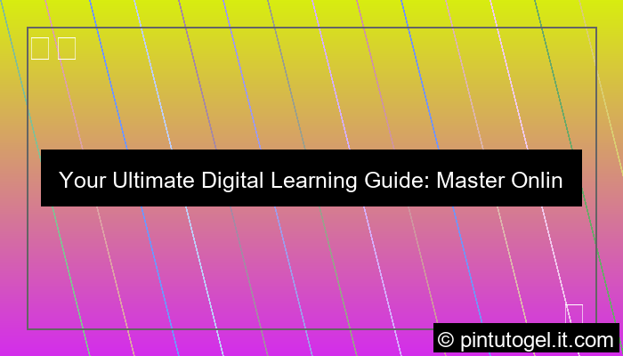 digital learning guide