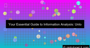 visual information analysis guide