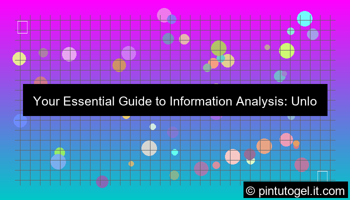 visual information analysis guide
