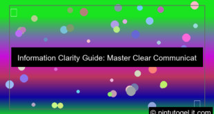 information clarity guide