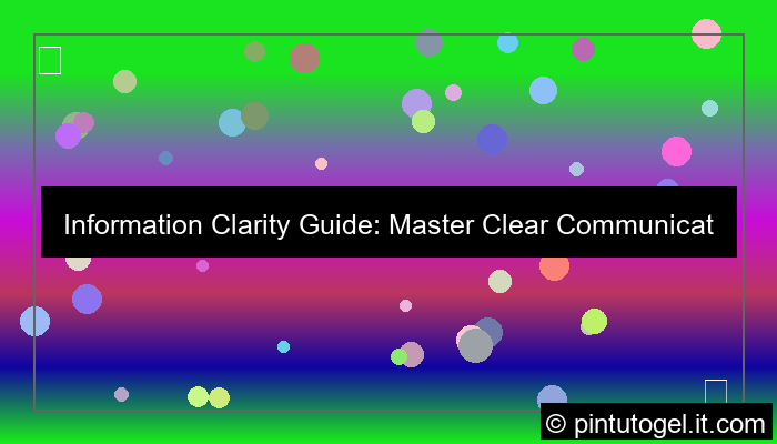 information clarity guide