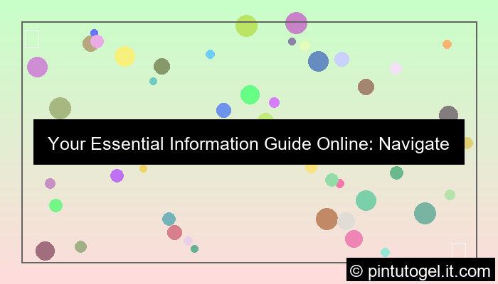 information guide online