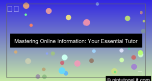 ilustrasi online information tutorial