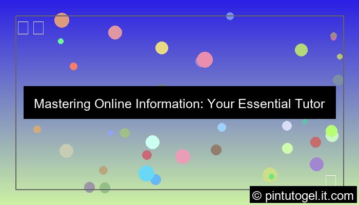ilustrasi online information tutorial