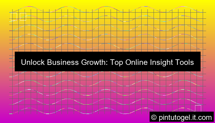 online insight tools