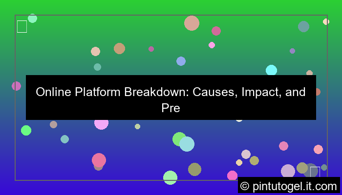 online platform breakdown