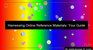ilustrasi online reference materials