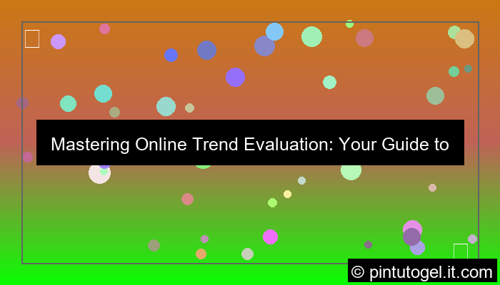 online trend evaluation