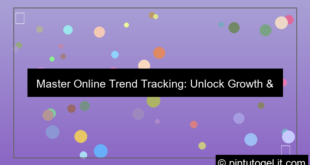 online trend tracking