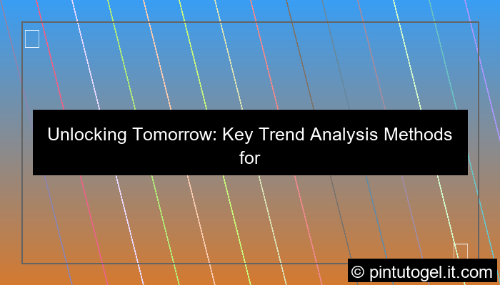 trend analysis methods