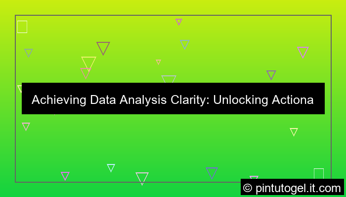 data analysis clarity