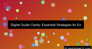 digital guide clarity