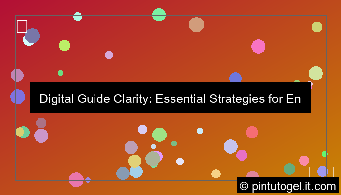 digital guide clarity