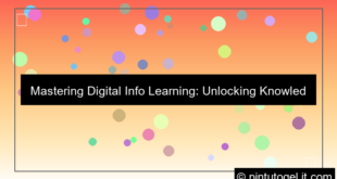 digital info learning
