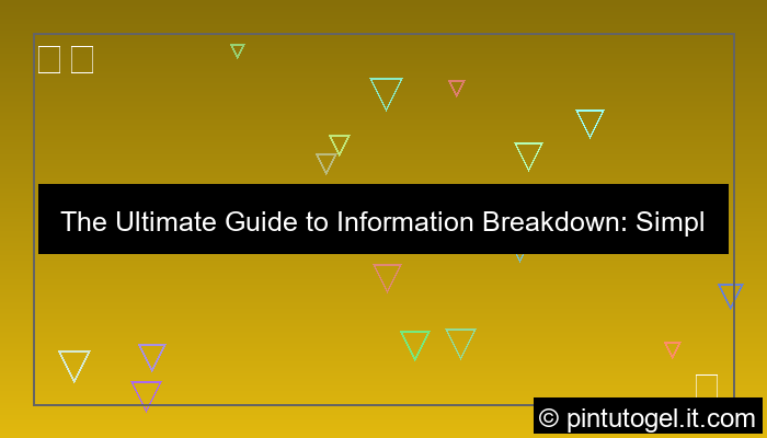 information guide breakdown