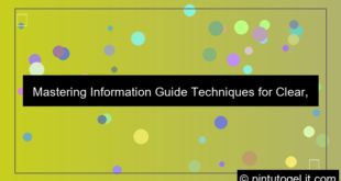 information guide techniques