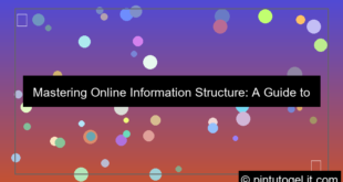 online information structure