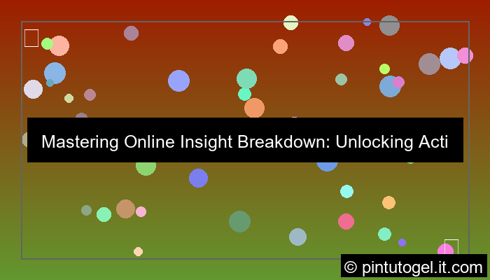online insight breakdown