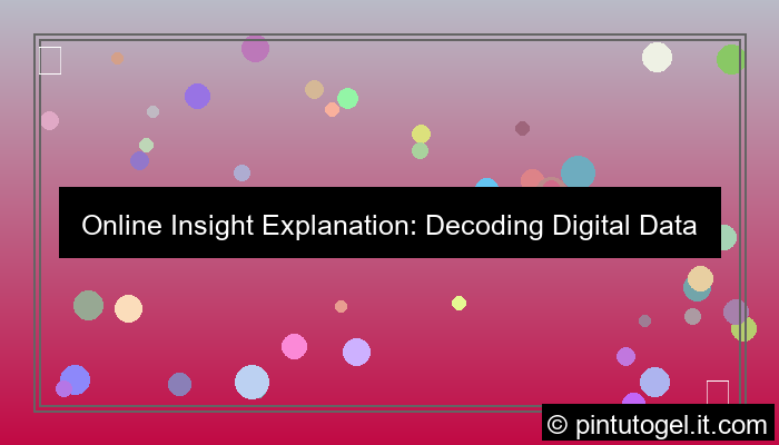 ilustrasi online insight explanation