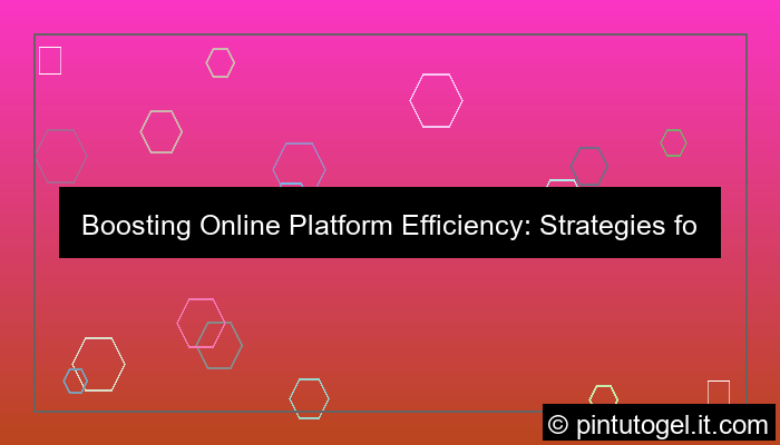 online platform efficiency