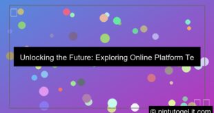 online platform technology