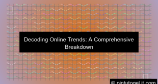 online trend breakdown