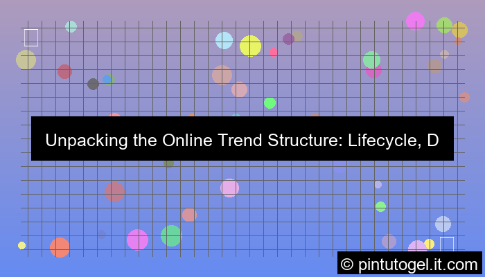 ilustrasi online trend structure